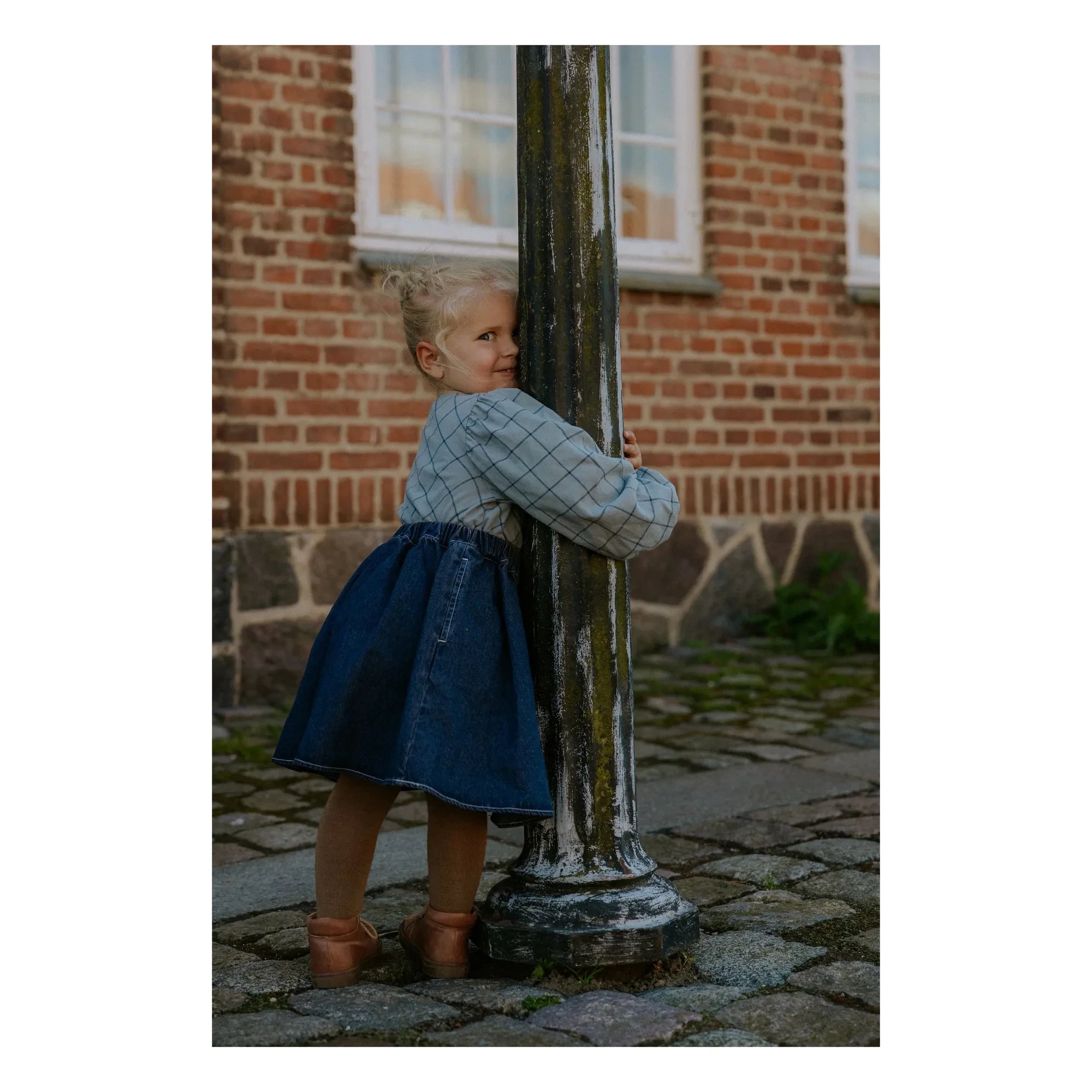 Fliink - Cody Blouse | Gray Blue