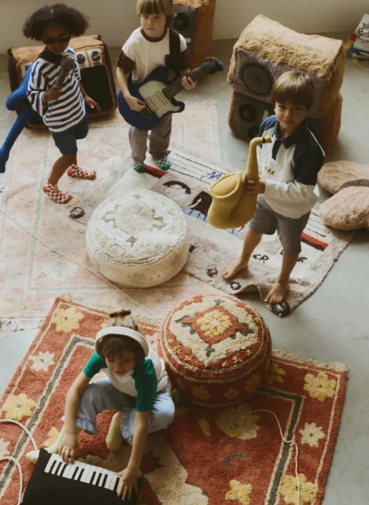 Lorena Canals - Persian Pouf | Red