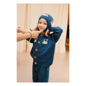 Bayiri - Dancing Crabs Merino Bere | Mavi