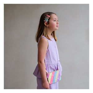 Mimi & Lula - 5-Piece Festoon Mini Hair Clip Set | Pink