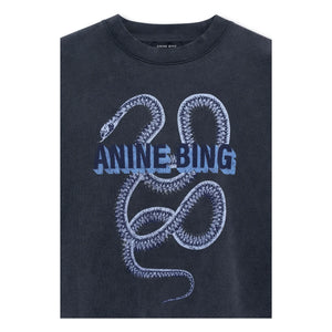 Anine Bing - Harvey Snake Sweatshirt | Black