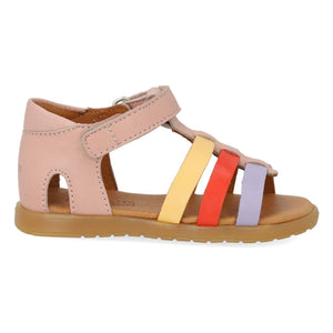Angulus - Colour Blocked Sandals | Light Pink