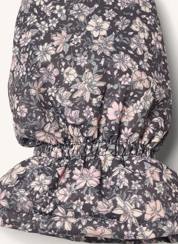 Wheat - Muffu Floral Gloves Made from Recycled Fibers | Pink