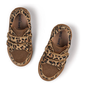 Petit Nord - Scratch Low Leopard Sneakers | Brown