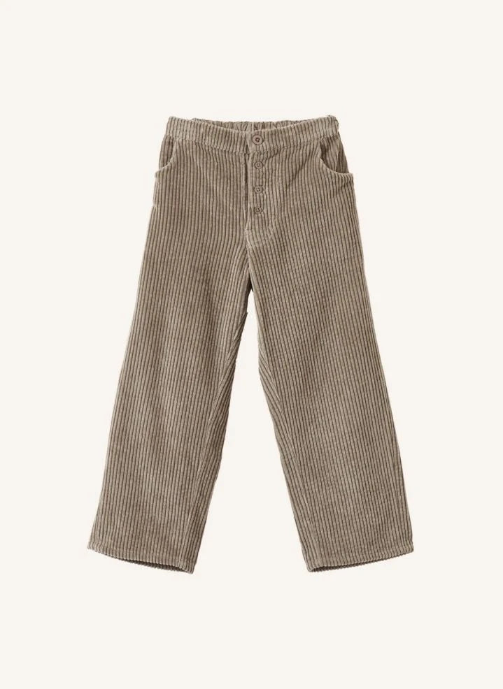 Caramel - Erodium Corduroy Pants | Grey