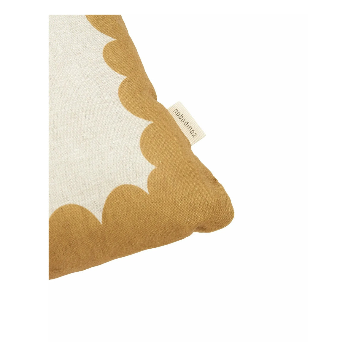 Nobodinoz - Vibes Rectangular Cushion - French Canvas | Mustard
