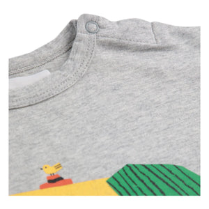 Bobo Choses - Organic Cotton Dog T-Shirt | Grey Melange