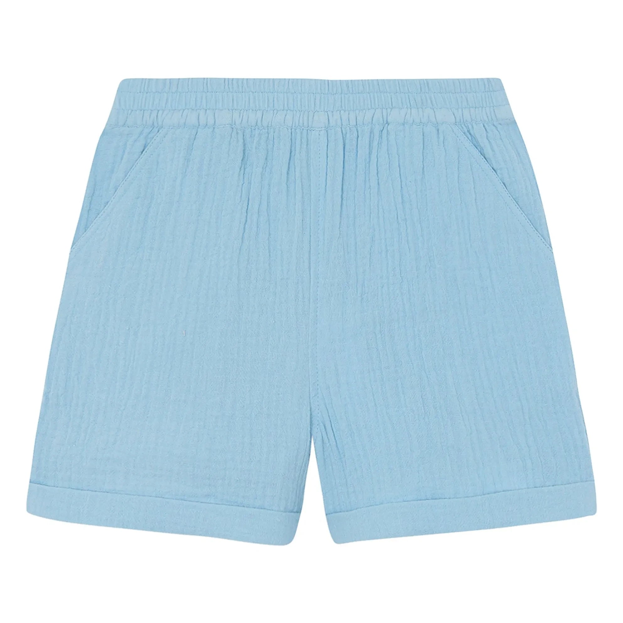 Bonton - Noé Cotton Gauze Shorts | Light Blue