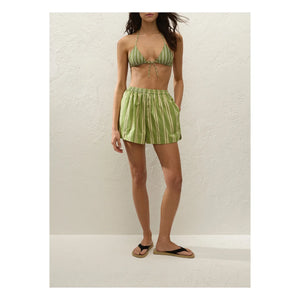 Faithfull the Brand - Lonia Striped Shorts | Green