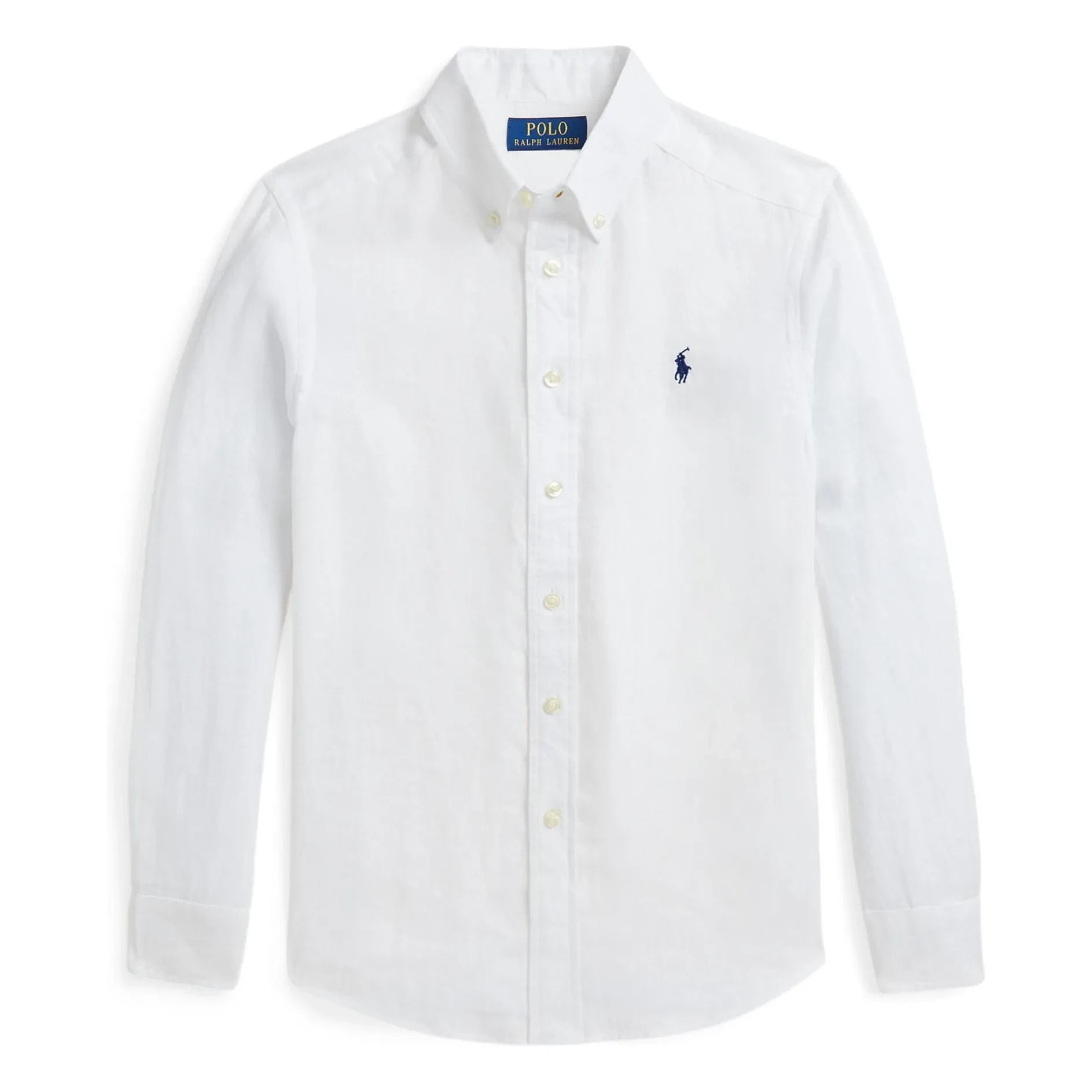 Ralph Lauren - Linen Sport Logo Shirt | White