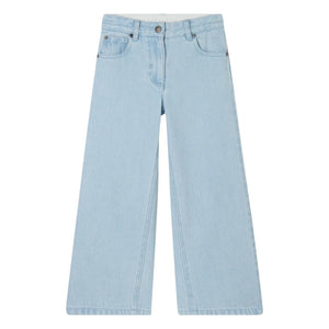 Stella McCartney Kids - Organic Cotton Flare Jeans | Light Blue
