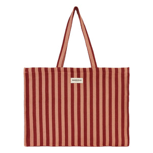 Gabrielle Paris - Garance Striped Weekend Bag | Red