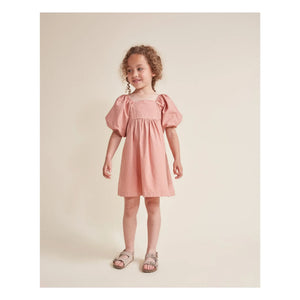 Búho - Organic Cotton Poplin Dress | Dust Pink