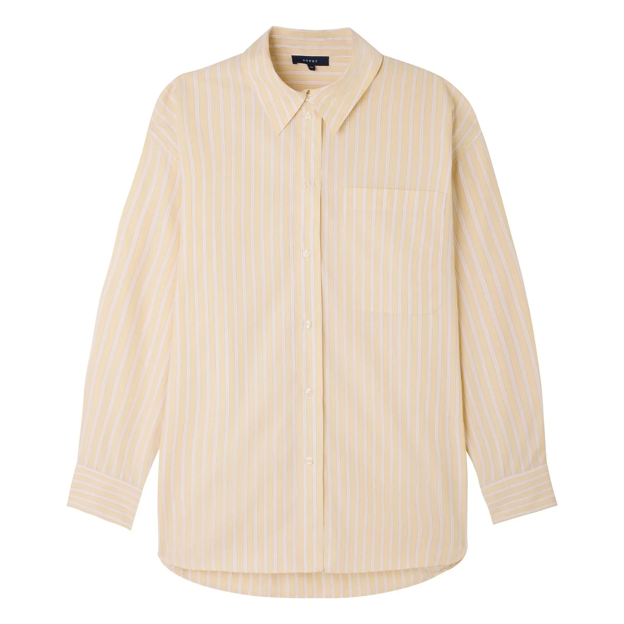 Soeur - Carlotta Cotton Shirt | Light Yellow