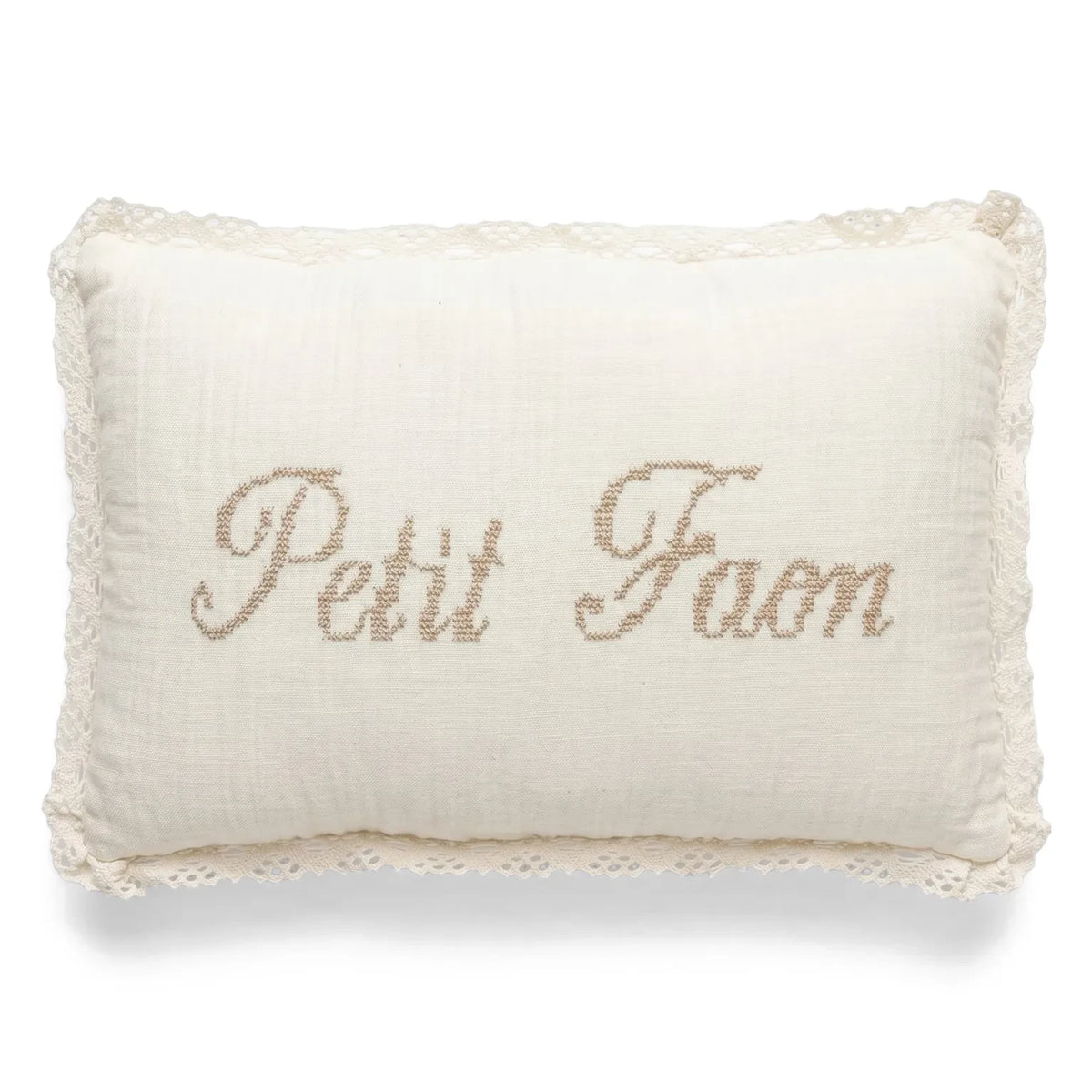 Editions Aimable - Petit Faon Camille pillow | Ivory Muslin
