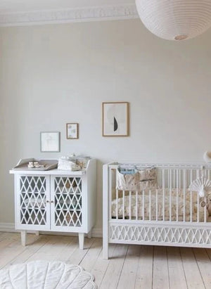 Cam Cam - Woodland Crib Bumper | Ecru