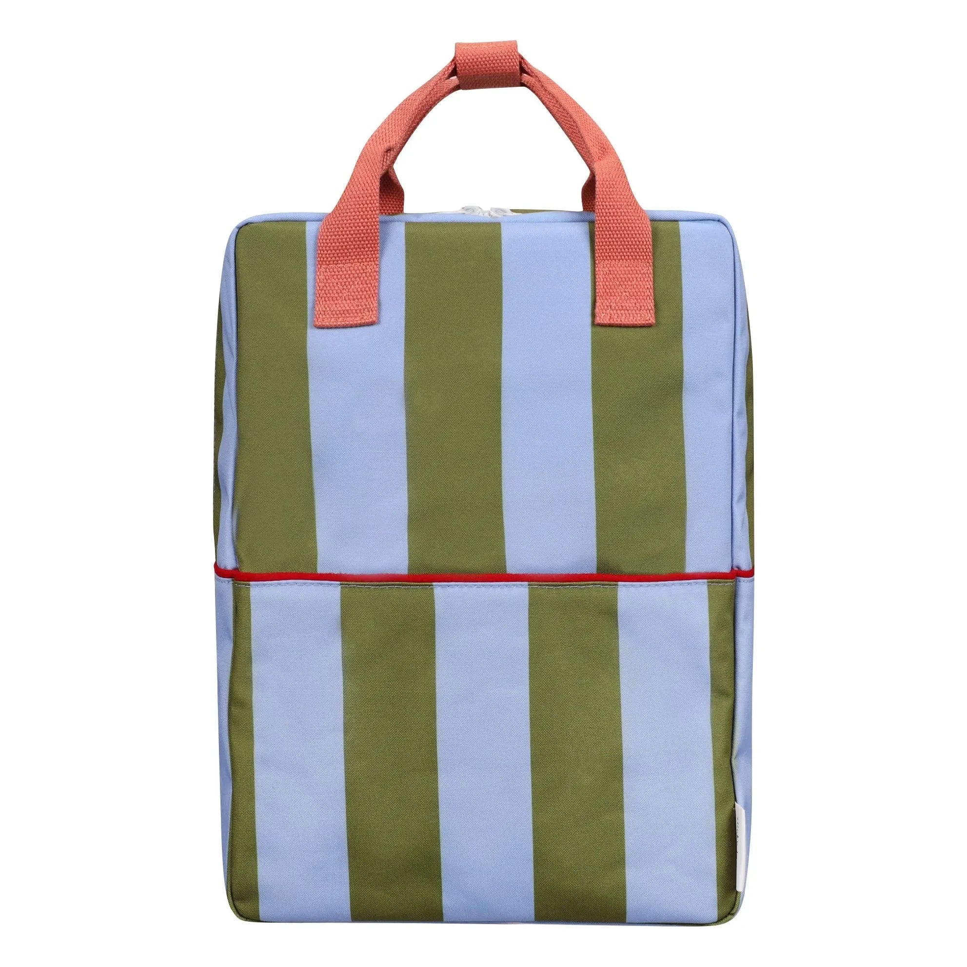 Sticky Lemon - Large Striped Backpack | Green