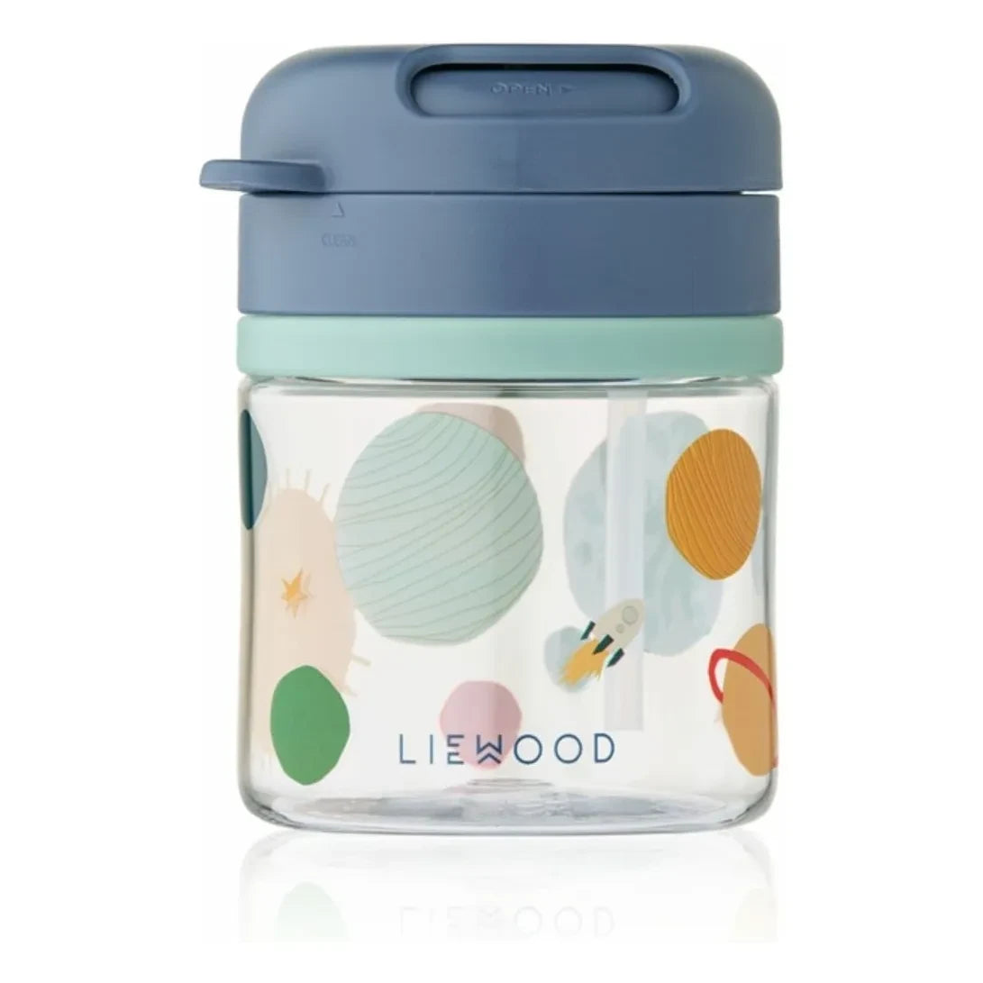 Liewood - Pavia Tritan pipetli bardak | Universe/Classic lacivert
