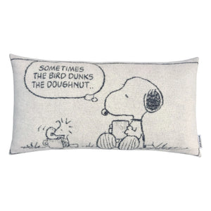 Maison Deux - Peanuts Çizgi Roman Yastık Kılıfı | Siyah