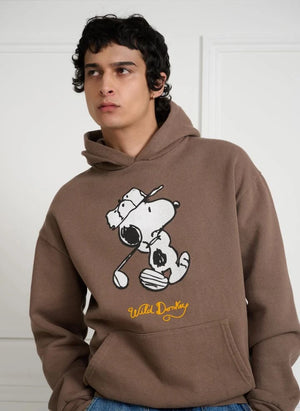 Wild Donkey - Pamuklu Swing Sweatshirt | Açık kahverengi
