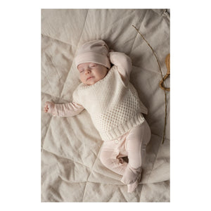 1+ in the Family - Kristine Organic Cotton Romper | Nude