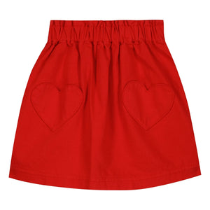 Bonton - Douchka Heart Pocket Skirt | Vermillion