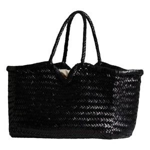 Vipera - Neruda Leather Tote Bag | Black