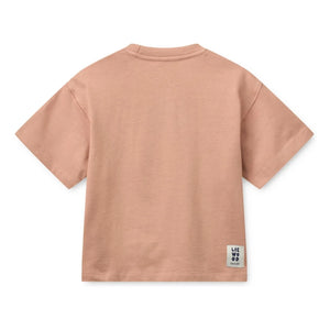 Liewood - Tyler Hearts Organic Cotton T-Shirt | Pink