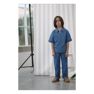Lililotte - Carl Tencel Cotton Organic Shirt | Denim Blue