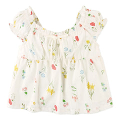 Gingersnaps - Top Volants Jennie | White