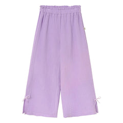 Cozmo - Purple Cotton Fleece Pants | Lavender
