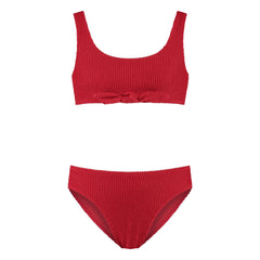 Beachlife - Ruffle Swimsuit | Red
