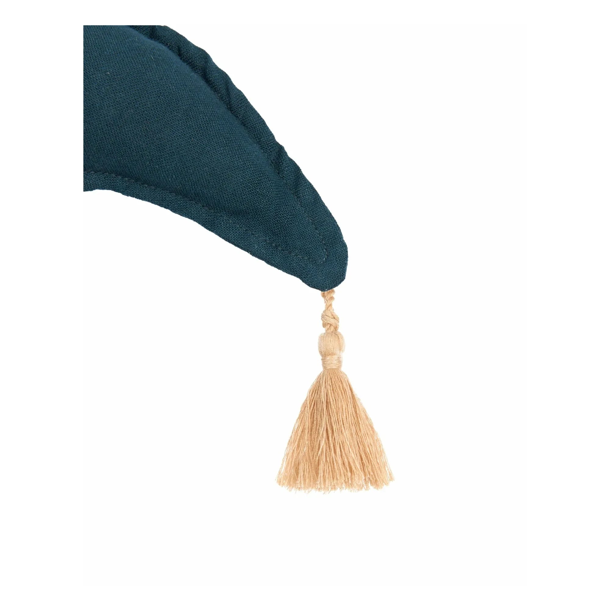 Nobodinoz - Lune Cushion - French Linen | Midnight Blue