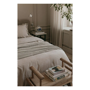 garbo&friends - Striped Duvet Cover | Beige
