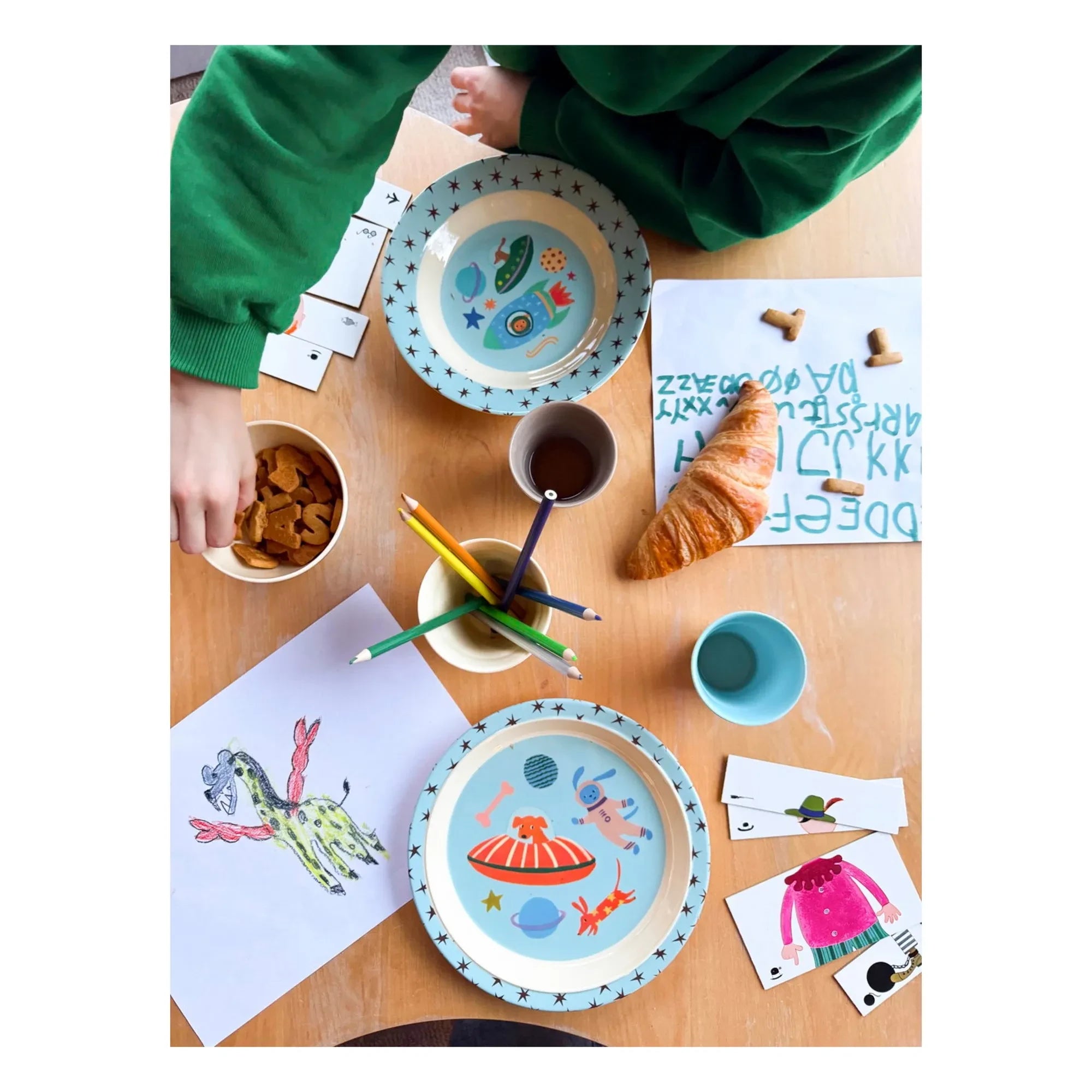 Rice - Space Dogs melamine tobacco | Mavi