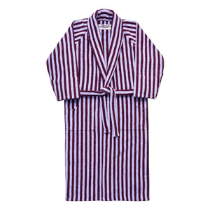 Bongusta - Naram Towel Robe | Burgundy