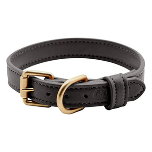 Cafide - Vegan Leather Dog Collar | Black