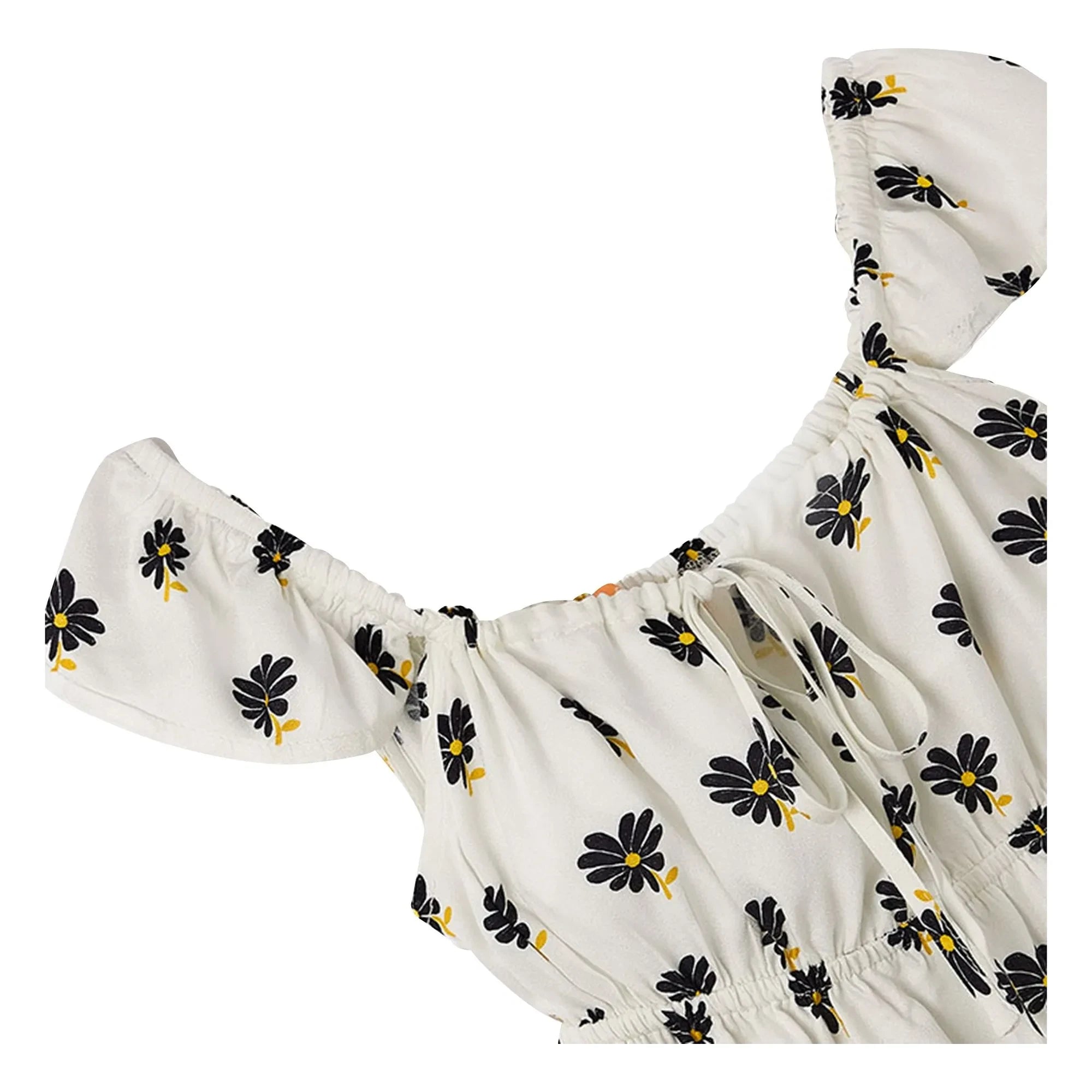 Fabula - Floral Dress | White