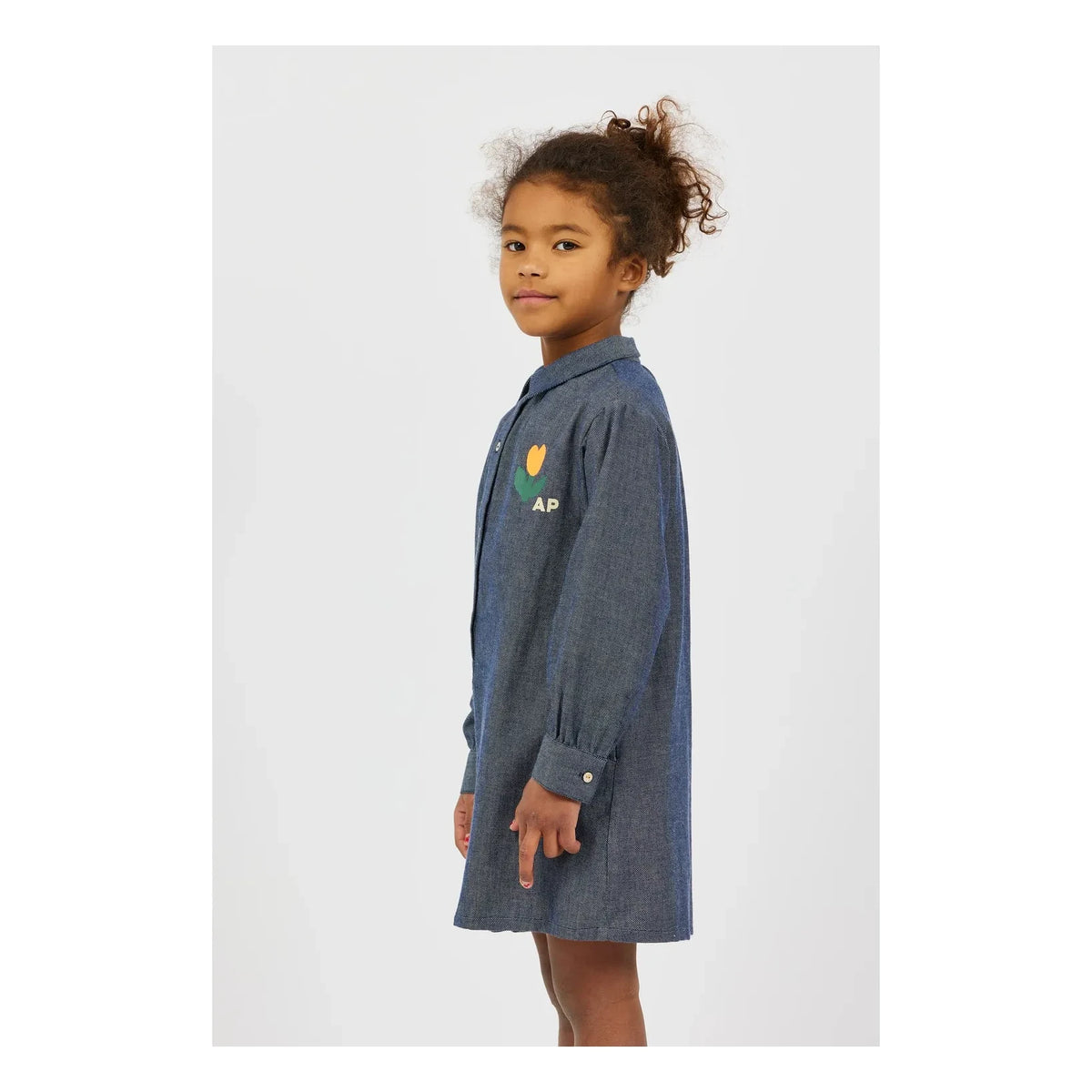 Arsène et Les Pipelettes - Denim Dress | Dark Blue