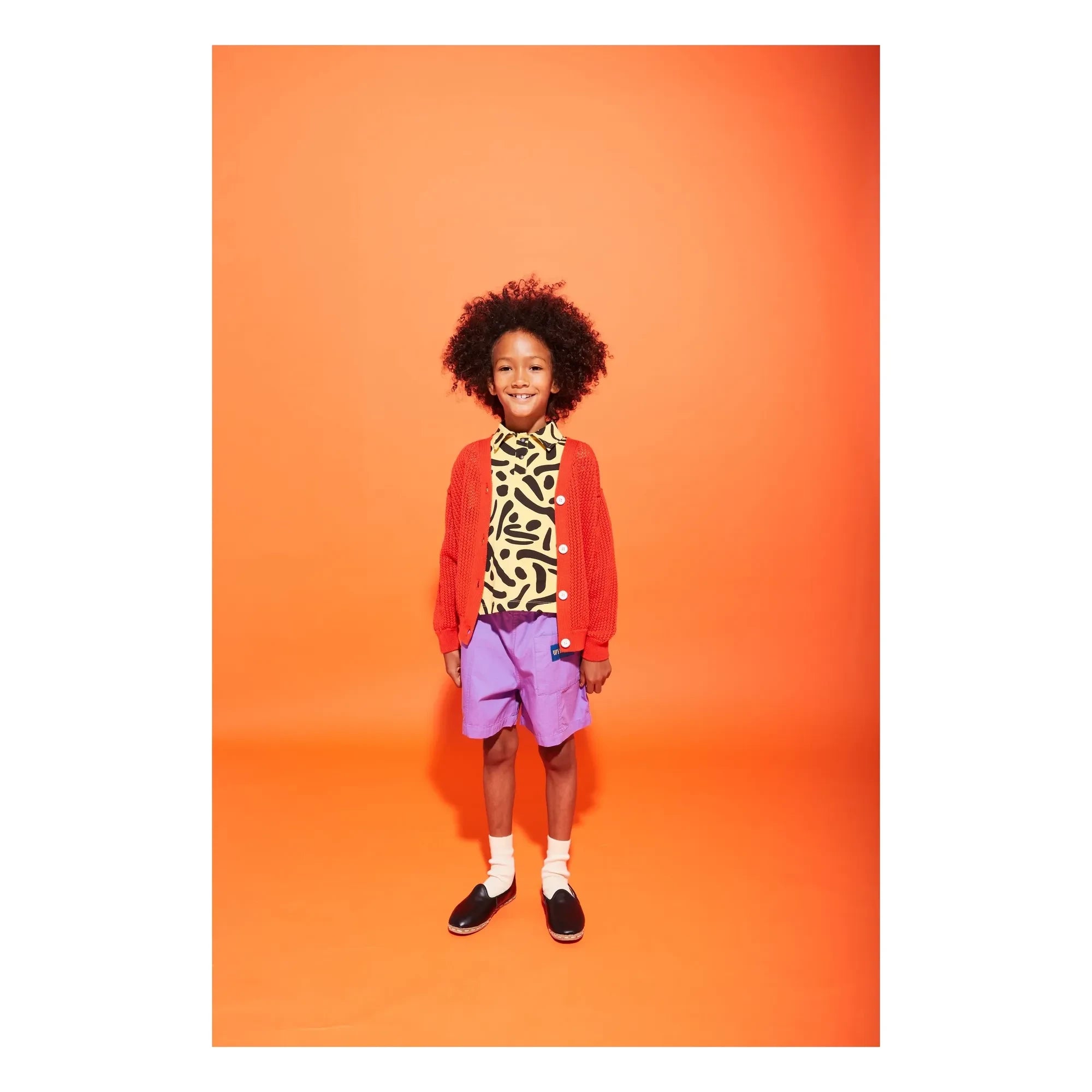 Wynken - Organic cotton cardigan | Red