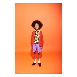 Wynken - Organic cotton cardigan | Red