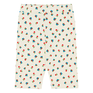 The Campamento - Floral Bicycle Shorts | Ecru