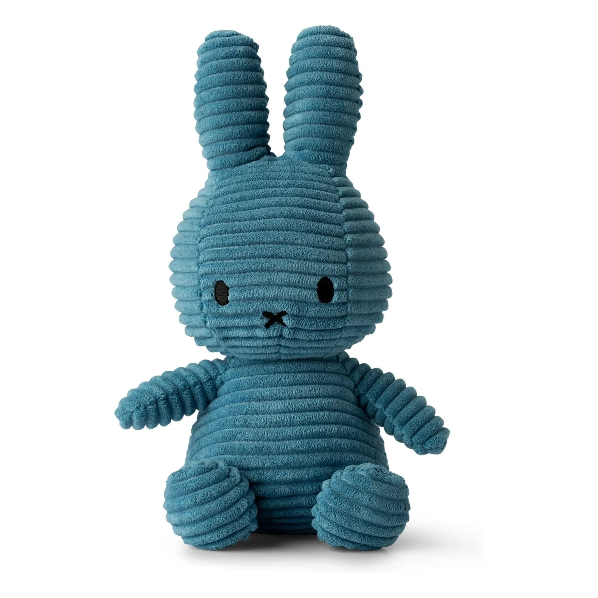 Bon Ton Toys - Kadife dokulu Miffy peluşu | Petrol mavisi