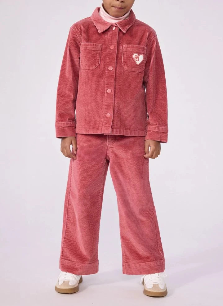 Petit Bateau - Organic Cotton Corduroy Wide-Leg Pants | Red