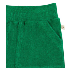 Bonton - Nono Baby Towel Shorts | Emerald Green