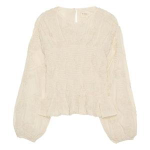 SISSEL EDELBO - Iluna Organic Cotton Top | Champagne