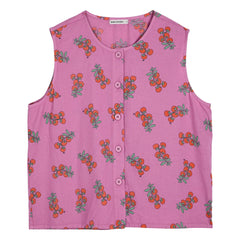 Bobo Choses - Organic Cotton Top Tomatoes Pattern | Purple
