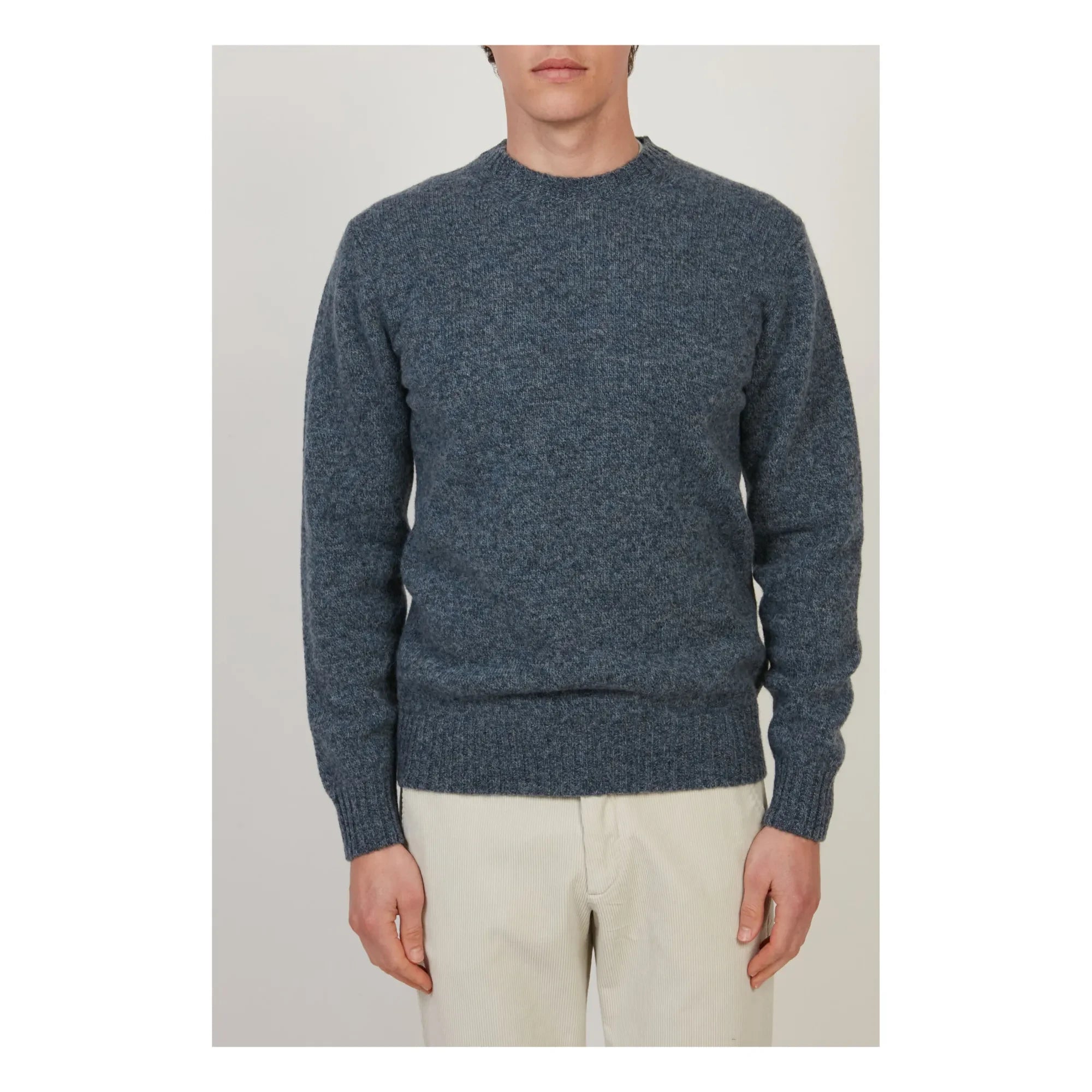 Hartford - Shetland Sweatshirt | Indigo Blue