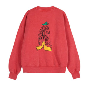 Bobo Choses - Hidden Monster organic cotton sweatshirt | Red