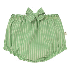 Cozmo - Alize Striped Bloomer | Grass Green
